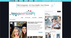 Desktop Screenshot of celebrityteenscoop.com